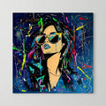 Lisa print on canvas