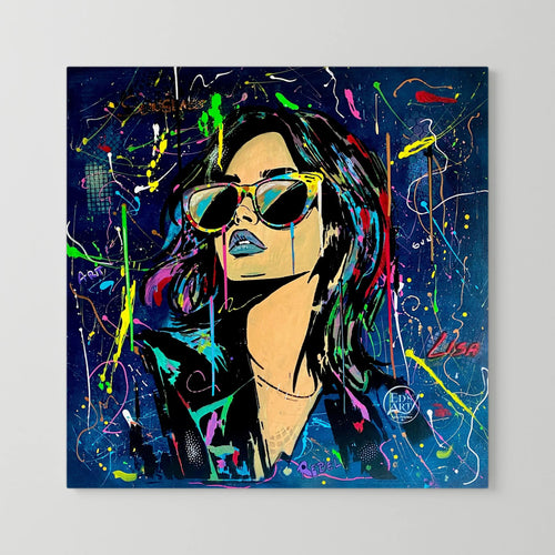 Lisa print on canvas