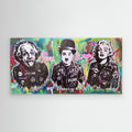 Punk Icons print on canvas
