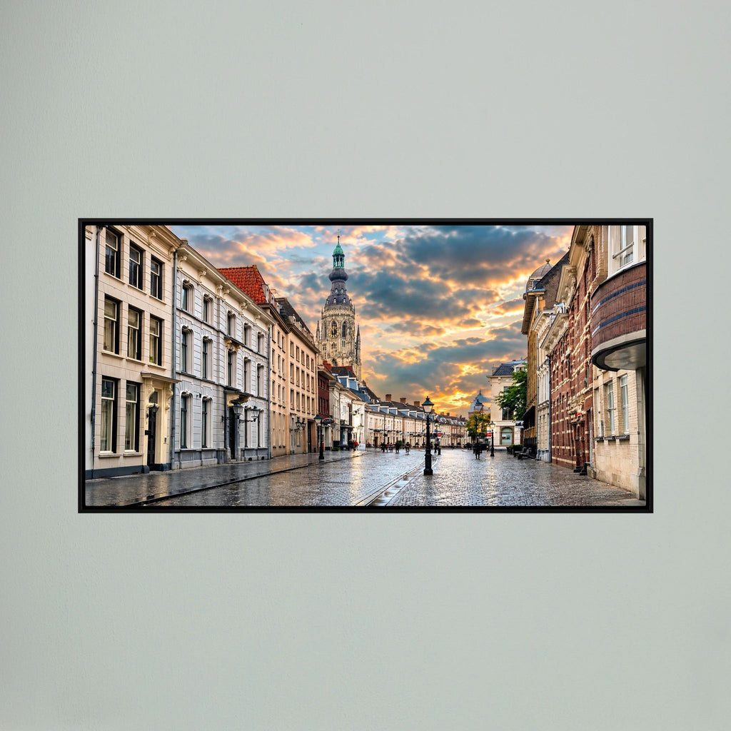 Stadszicht Breda print op canvas