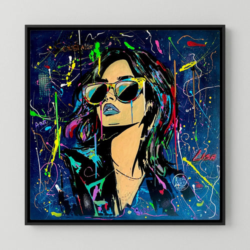 Lisa print on canvas