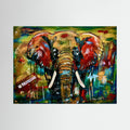 No Trespassing print on canvas