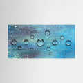 Waterdrops print on canvas