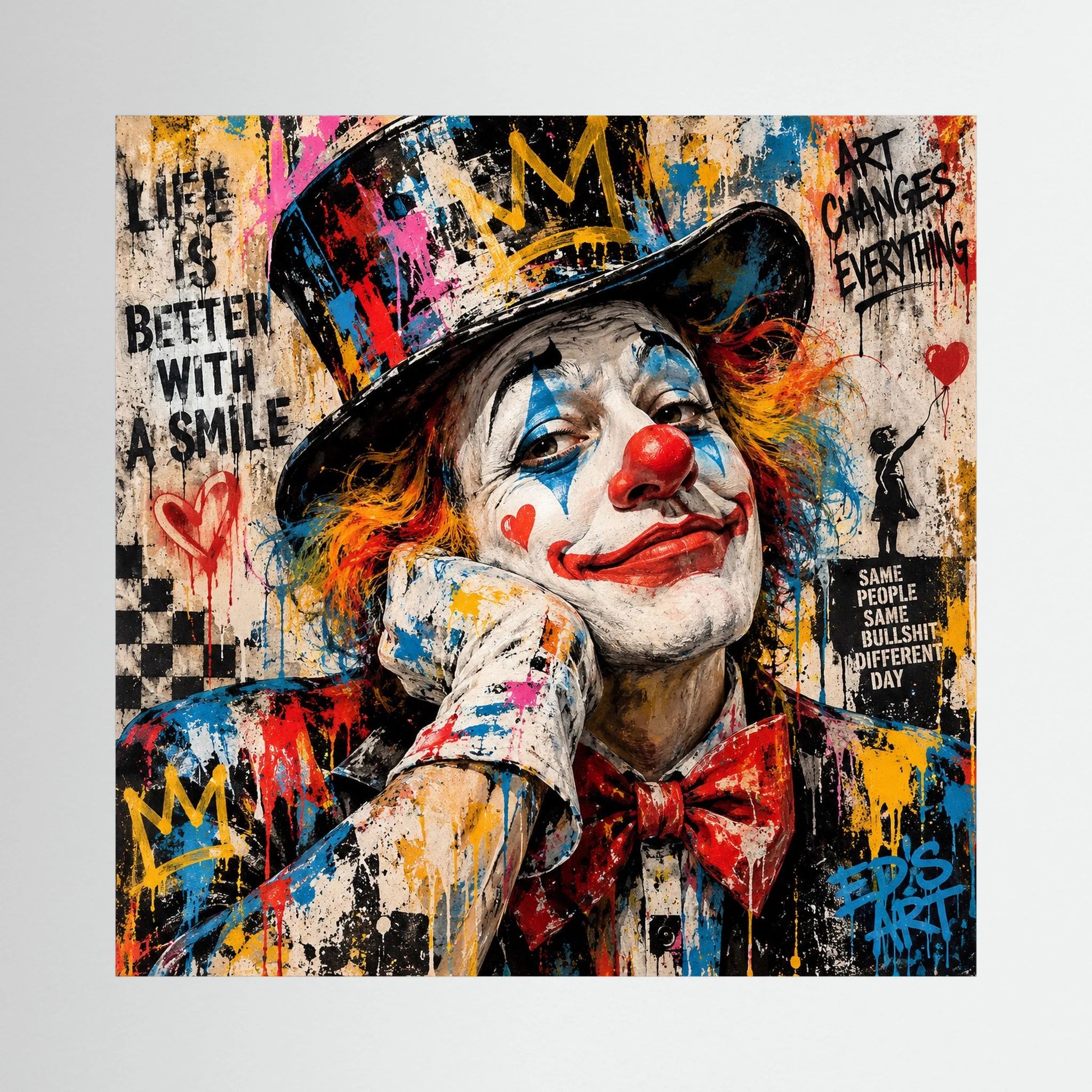 Joy The Rebel print on fine paper