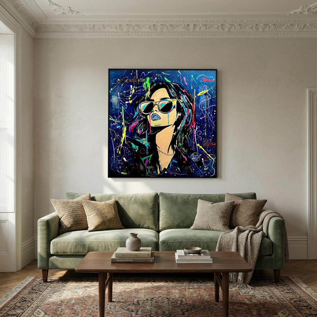 Lisa print on canvas