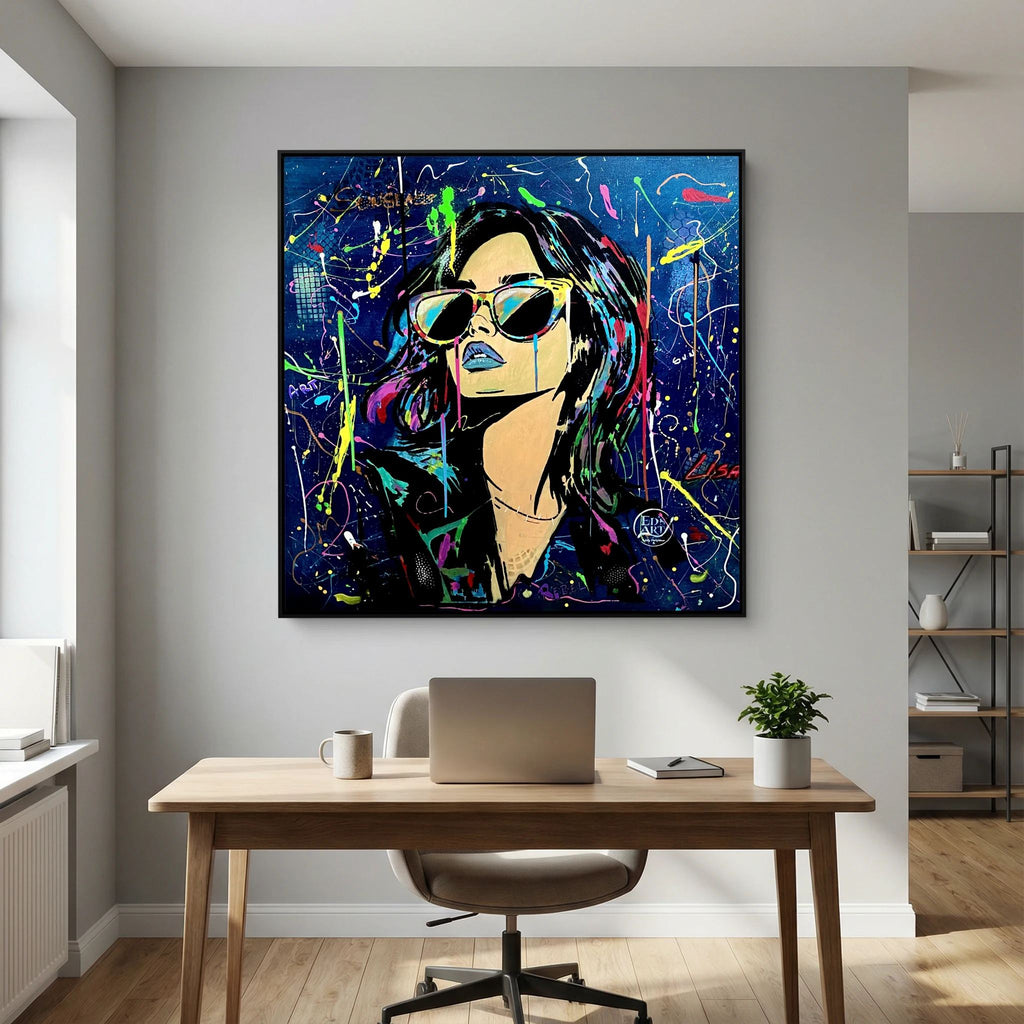 Lisa print on canvas