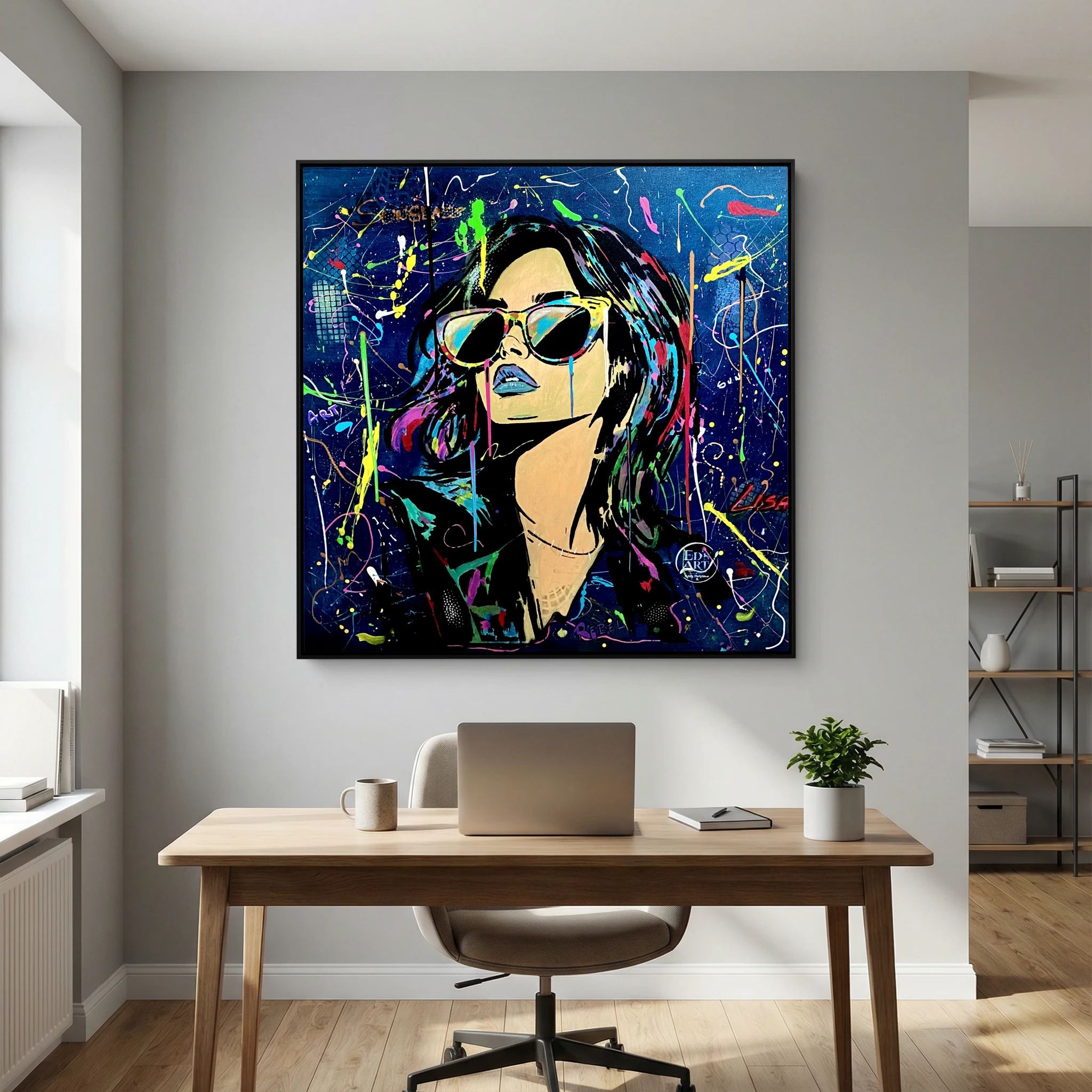 Lisa print on canvas