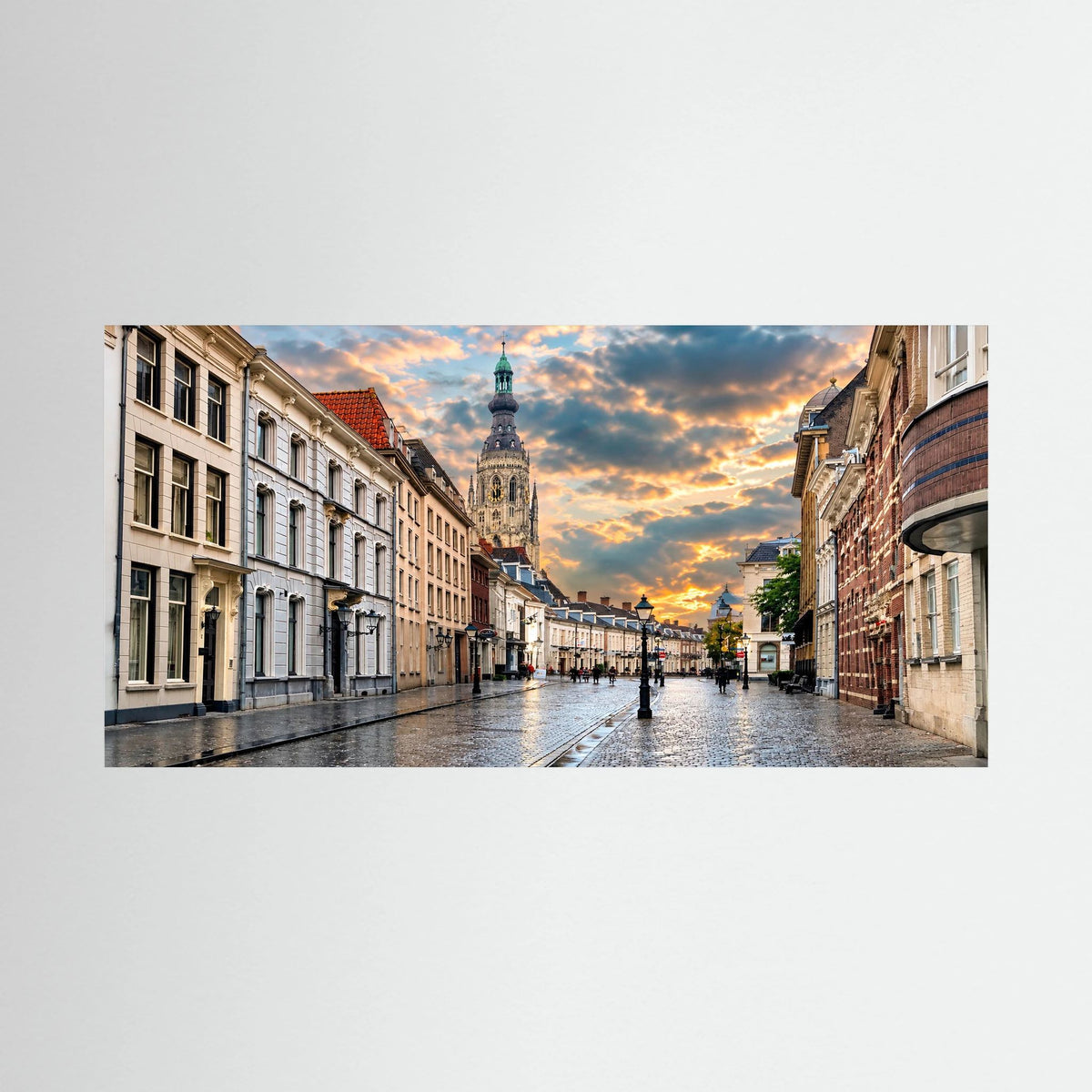 Stadszicht Breda print op canvas
