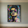 Mia print on canvas