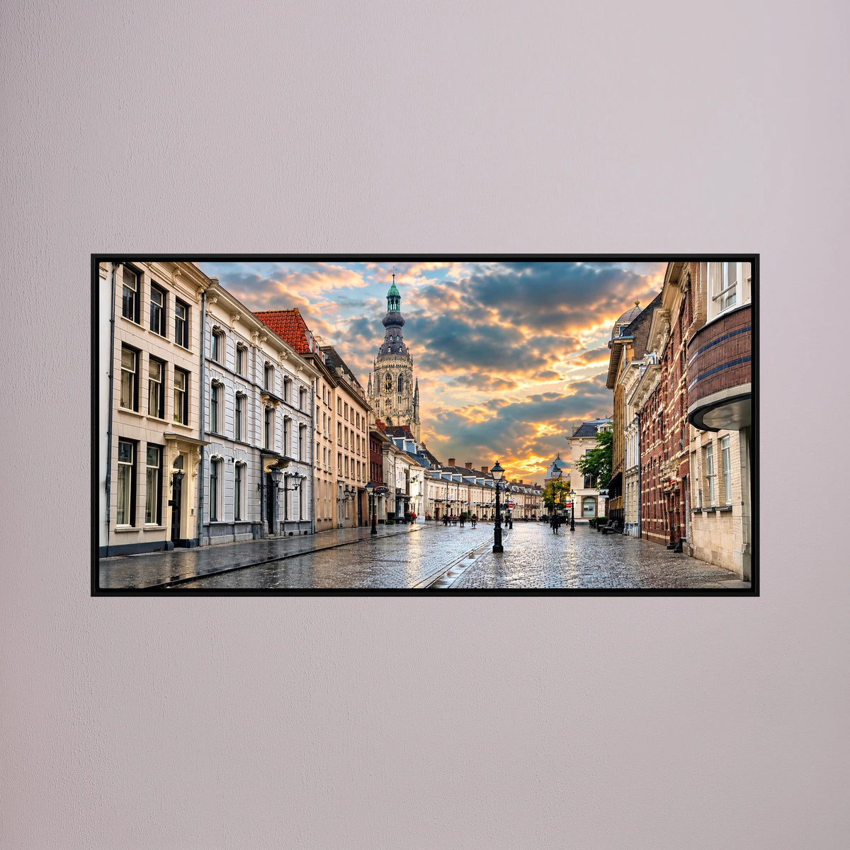 Stadszicht Breda print op canvas
